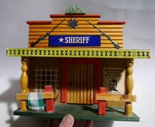 DDR  Westernhäuser /Holzhaus /  Westernfort / Spielzeug   "Sheriff"