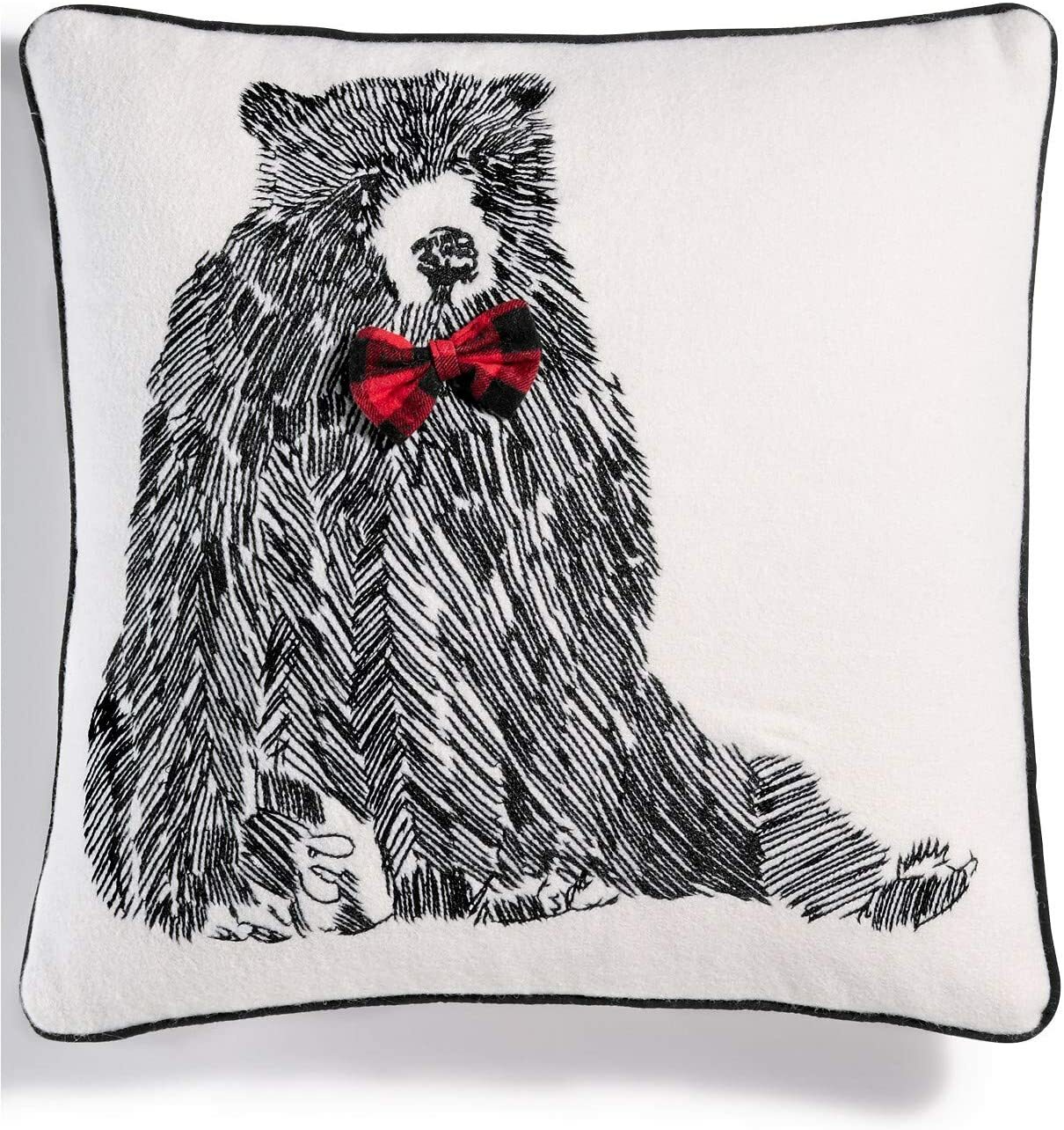 Martha Stewart Bow Tie Bear Decorative Pillow eBay