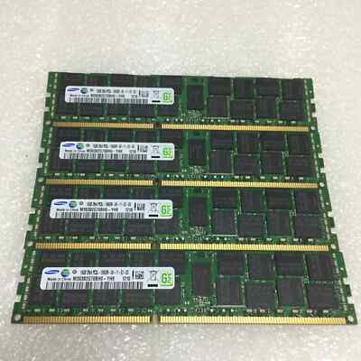 SAMSUNG PC3L-10600R サーバ用メモリ 4G×16枚 計64GB Samsung 64GB 4x 16GB PC3L-10600R DDR3L Registered Server RAM