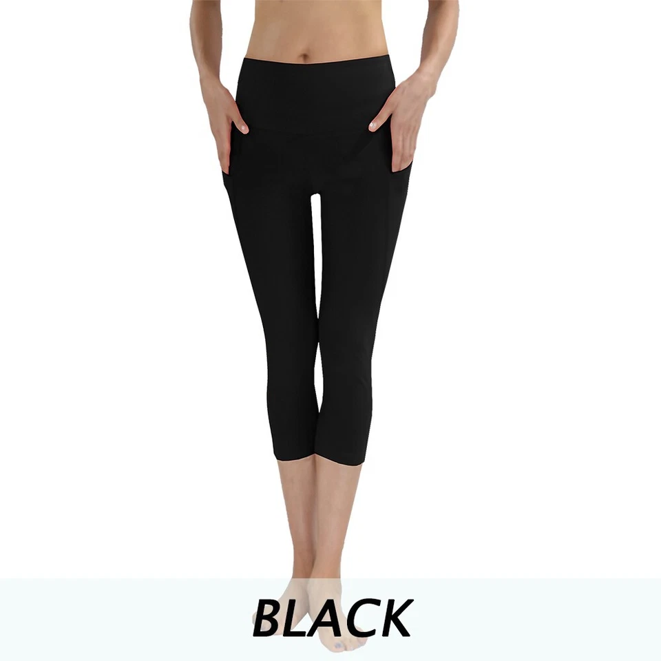 Leggings femininas Private Island Hawaii capri bolso maiô proteção contra erupções cutâneas - Imagem 3 de 4