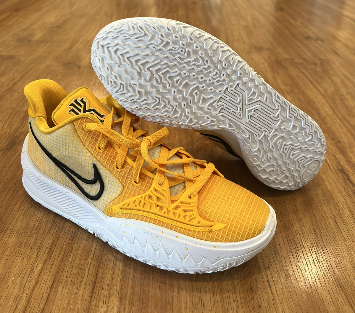 Silver Orange Kyrie Orange And White Nike Kyrie Low TB 'Team