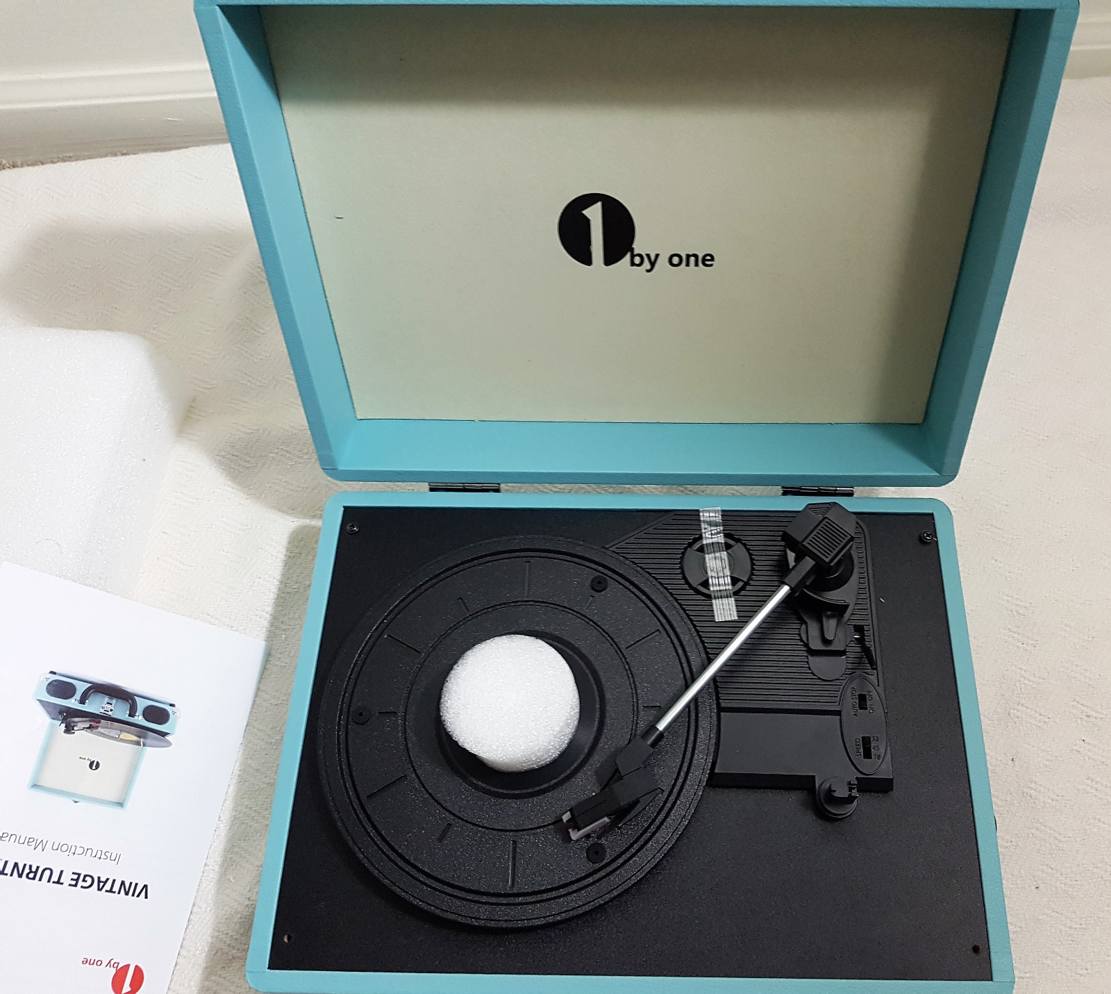 1byone portable turntable