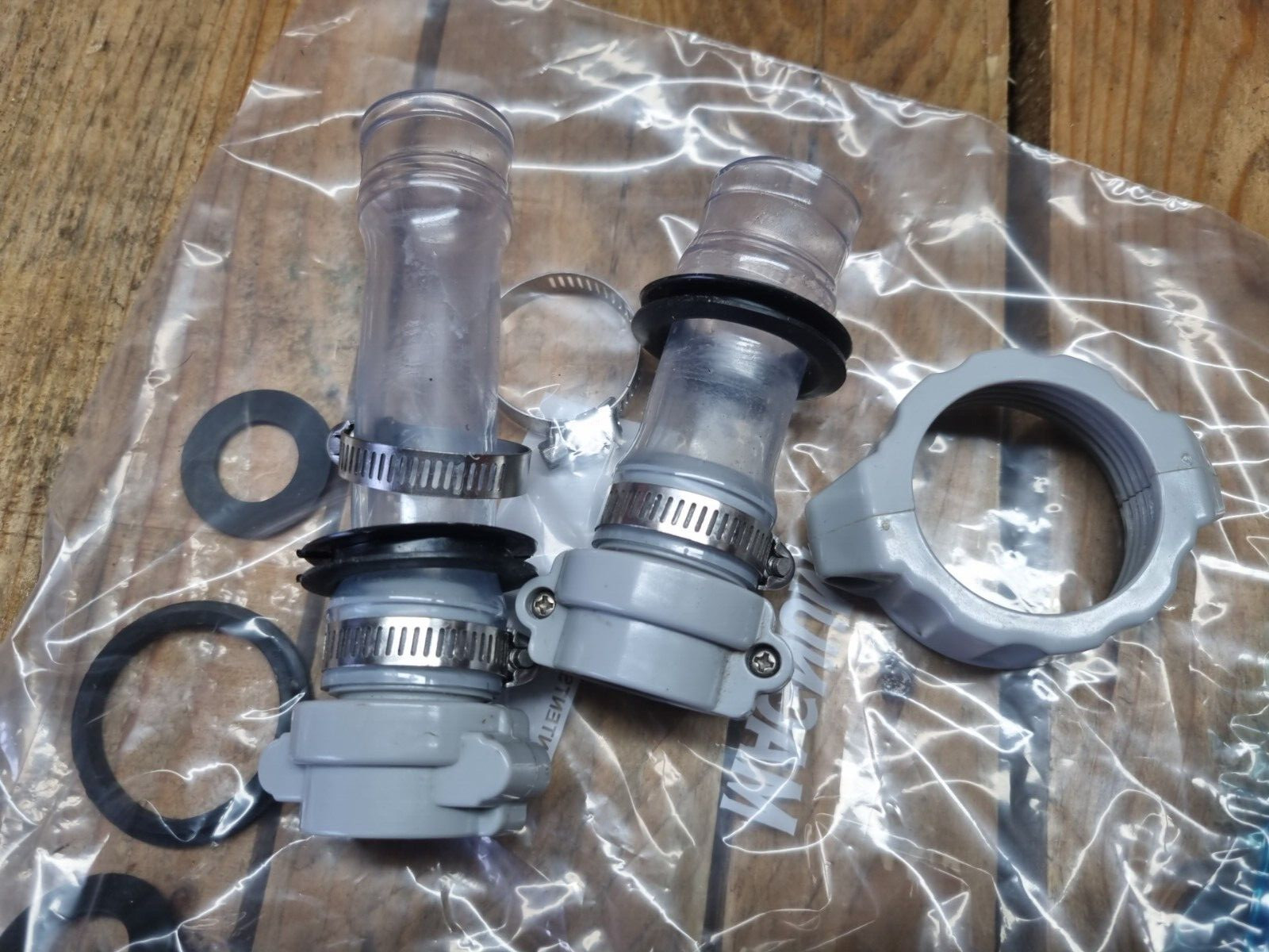 Juego de tuberías de agua Lay-z-spa S100102, sellos nuevos instalados, todavía flexibles y transparentes #1