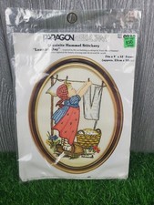 VINTAGE Paragon Hummel Needlecraft Kit 0930 "Laundry Day" 1978 - NEW Unopened