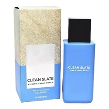 BATH & BODY WORKS CLEAN SLATE MEN'S COLLECTION COLOGNE  3.4 oz NEW