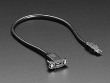 [ Adafruit ] Panel Mount Extension USB Cable ...
