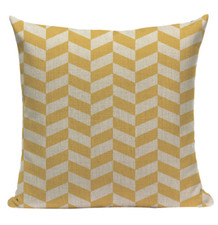Yellow Pattern YG7 Cushion Pillow Cover European Design Stylish Modern Geometric