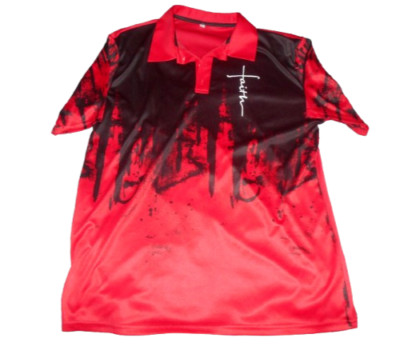Mens XXL Red & Black Faith Dress Shirt