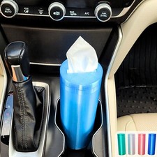 Car Tissue Holder, Travel Tissue for Car Cup Holder, Cute New Car Accessory Gift