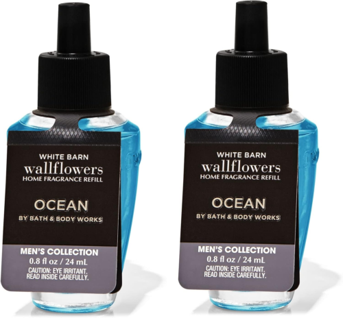 Bath and Body Works Ocean Wallflowers Home Fragrance Refill Bulbs - Lot of 2,... - Picture 4 of 12