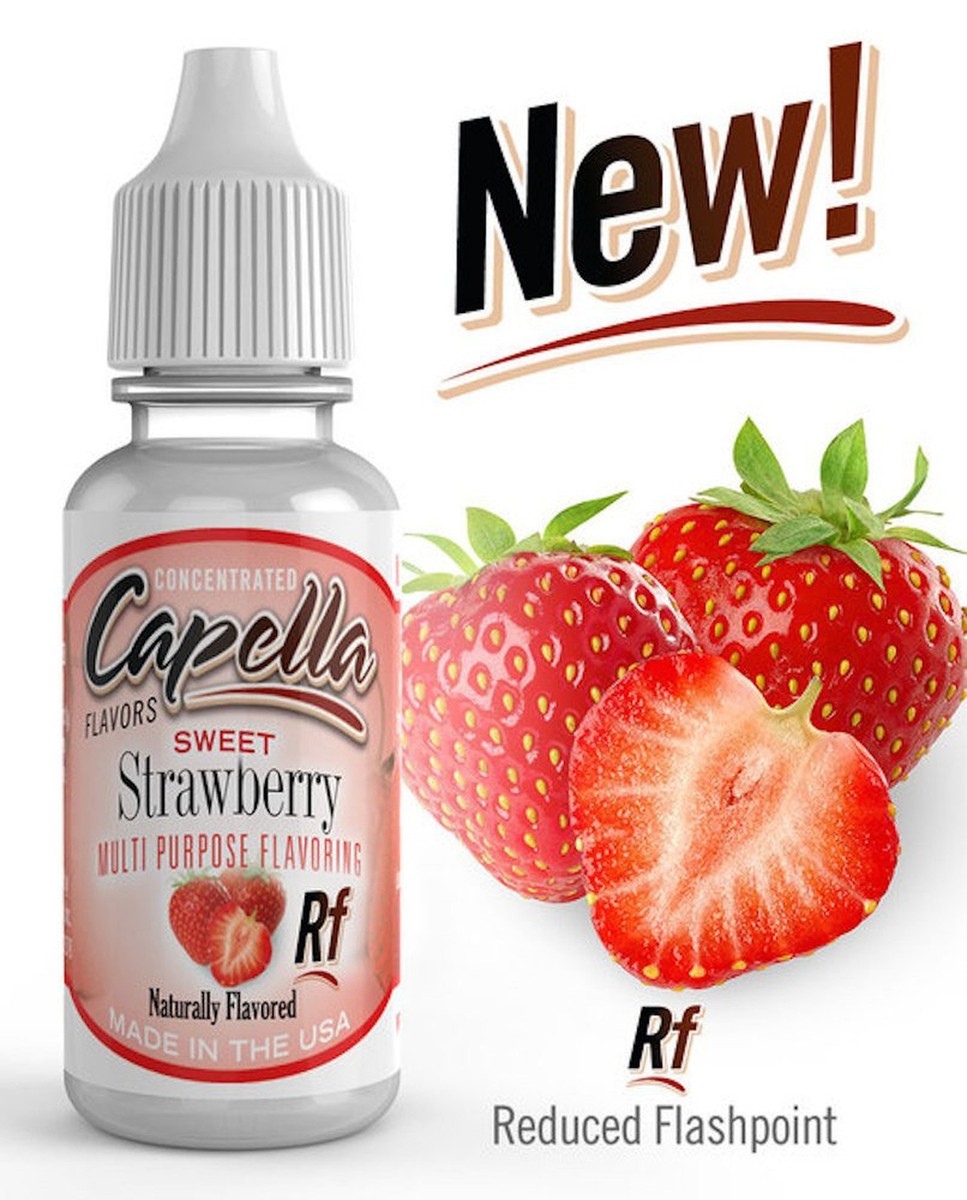 are capella flavors safe to vape Flavor Drops Sweet Strawberry Concentrate 13ml GUMMY DROP Color:Strawberry Burst Lost Vape Orion Bar
