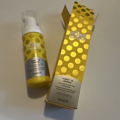 Benefit the POREfessional Tight N Toned Pore-Refining AHA +PHA Toning Foam 22ml