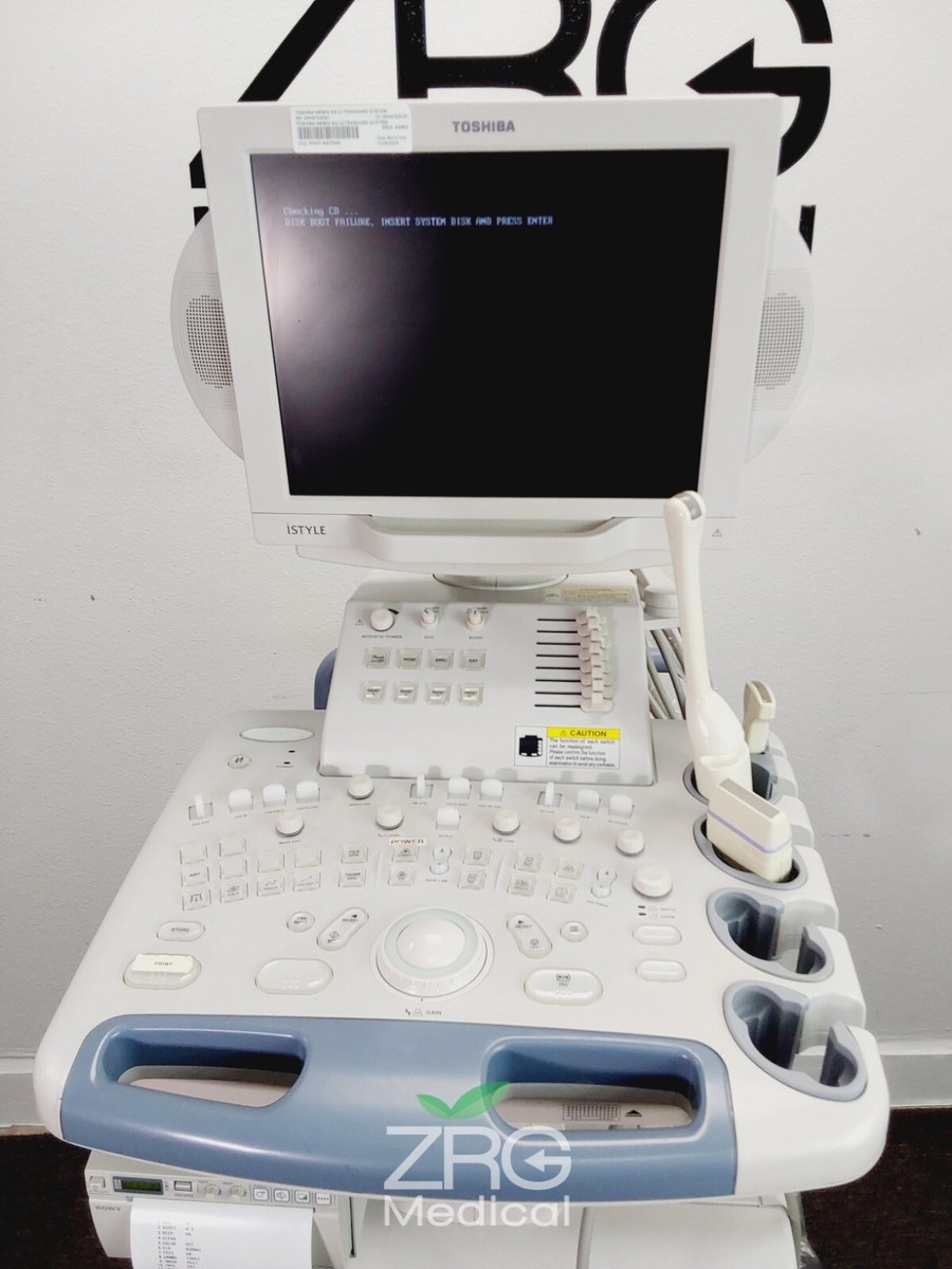 Toshiba Nemio XG Diagnostic Ultrasound System version SSA-580A w
