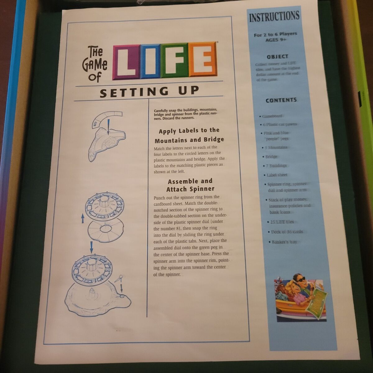 The Game Of Life Official Rules & Instructions - Hasbro