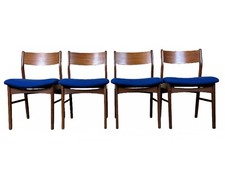 4x 60er 70er Jahre Teak Stuhl Stühle Dining Chair Danish Modern Design Denmark
