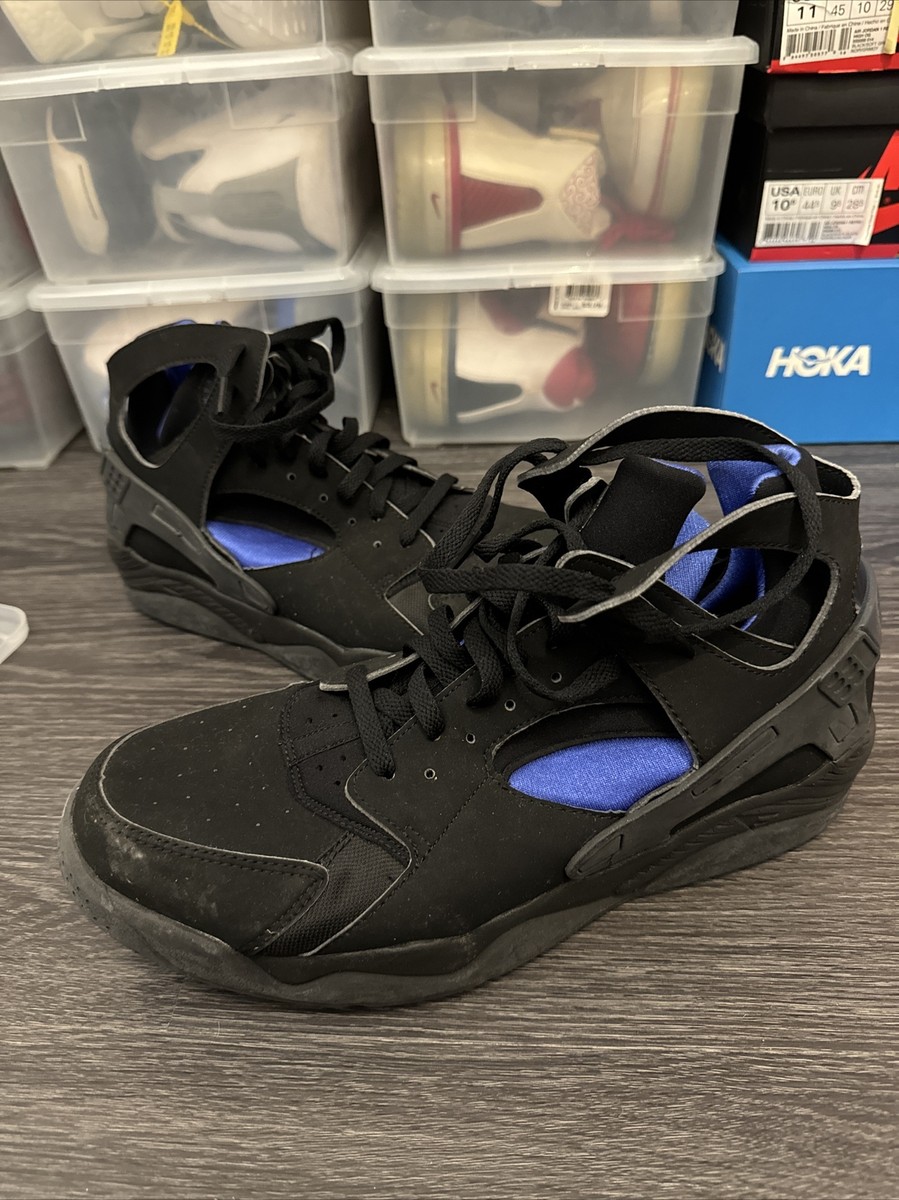 Vintage 2003 Nike Air Huarache Black/Blue Colorway 305439 Vintage 2003 Nike Air Huarache Black/Blue Colorway 305439