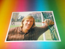 Günter Netzer Borussia Möchengladbach DFB signed autograph 20x28 photo