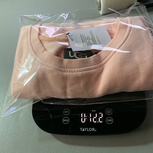 UGG TENLEY COL ROND FEMME PETITES MANCHES DOLMAN EXTENSIBLES EN COTON DOUX ROSE - Photo 14/14