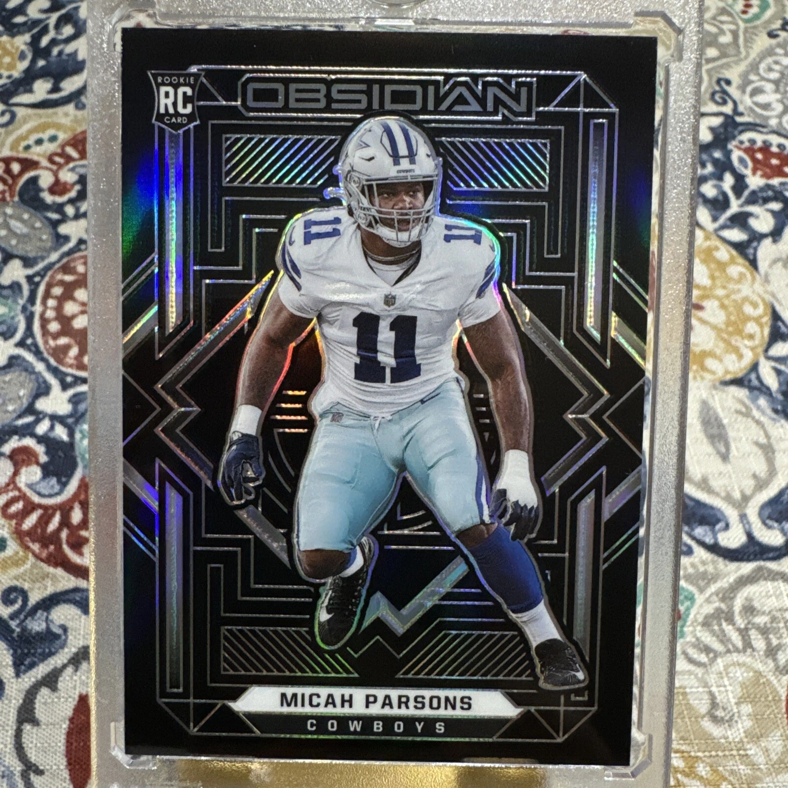 2021 Obsidian MICAH PARSONS Rookie Base Silver #163
