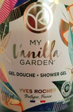 Yves Rocher MY VANILLA GARDEN Scent Shower Gel Women 6.7 fl oz Sulfate Free NOS