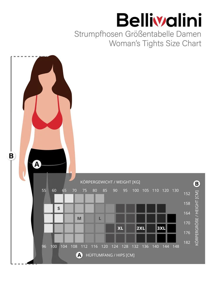 Bellivalini Damen Strumpfhose Mikrofaser 2 Pack 60 DEN Damentrumpfhose S-XXXL - Bild 2 von 2