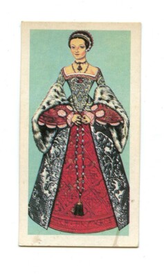 Brooke Bond Tea Card British Costume Collectable #11 Lady's Formal 1545 (3)