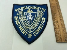 Massachusetts Department of Corrections collectable current issue patch new
