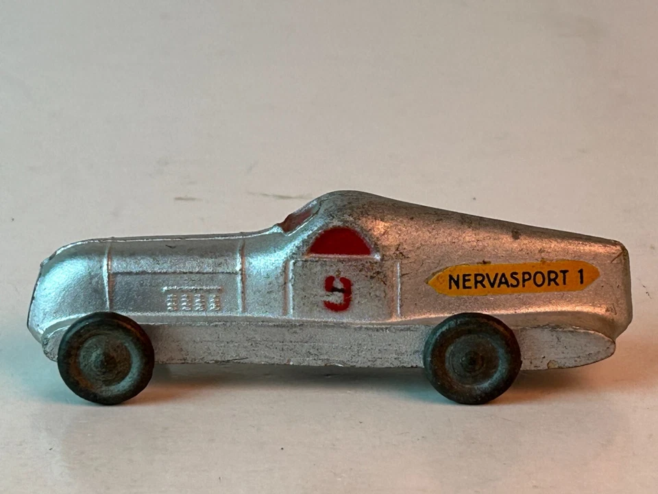 CIJ? Cast Metal 1930's Renault Nervasport Race Car,  Original - Image 3 of 4