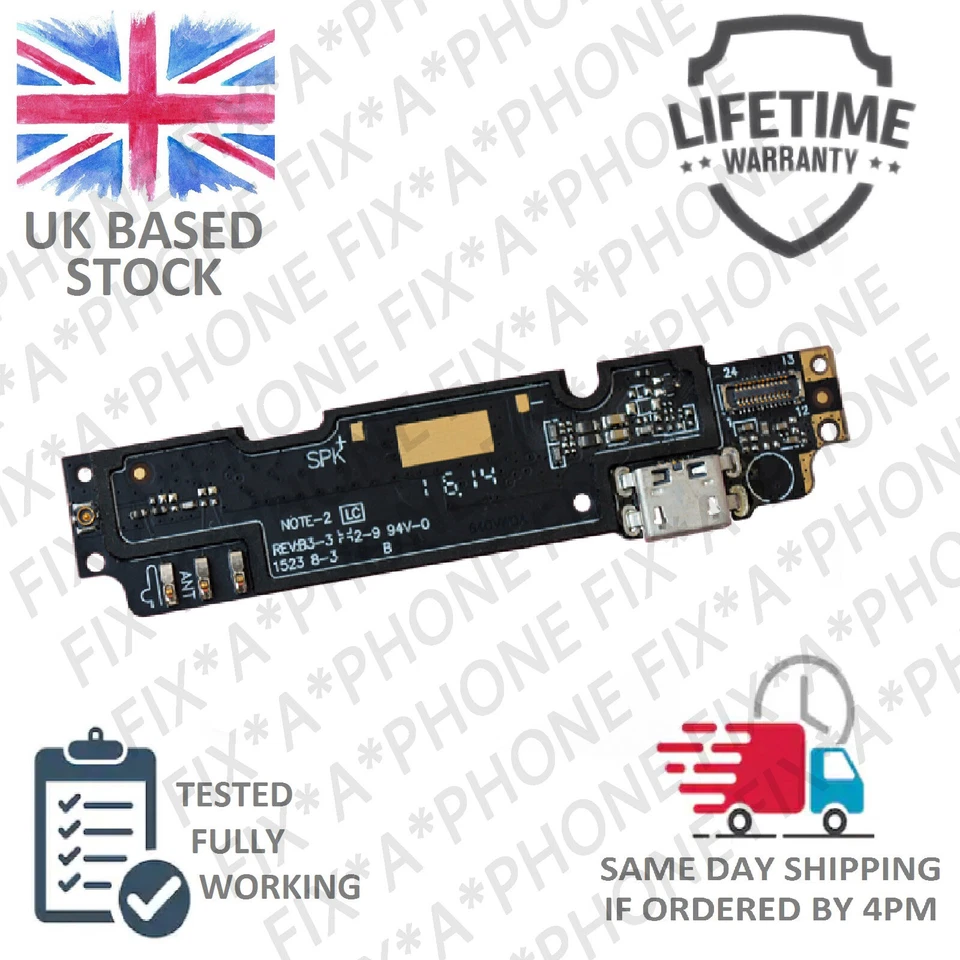 Conector Dock Puerto Carga y Repuesto Micrófono para Xiaomi Redmi Note 2 Foto 2 de 4