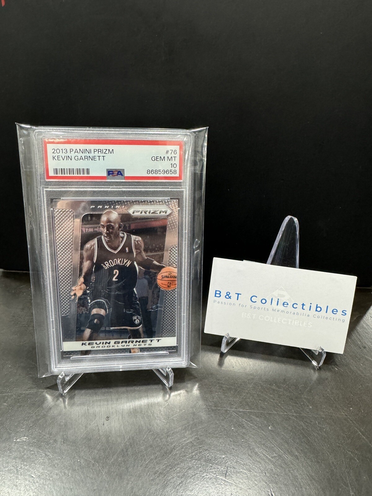 2013 Panini Prizm #76 Kevin Garnett PSA 10 GEM Nets🔥🔥