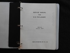 Manuel De Réparation Du Tracteur Payloader Komatsu International 515 De 1977