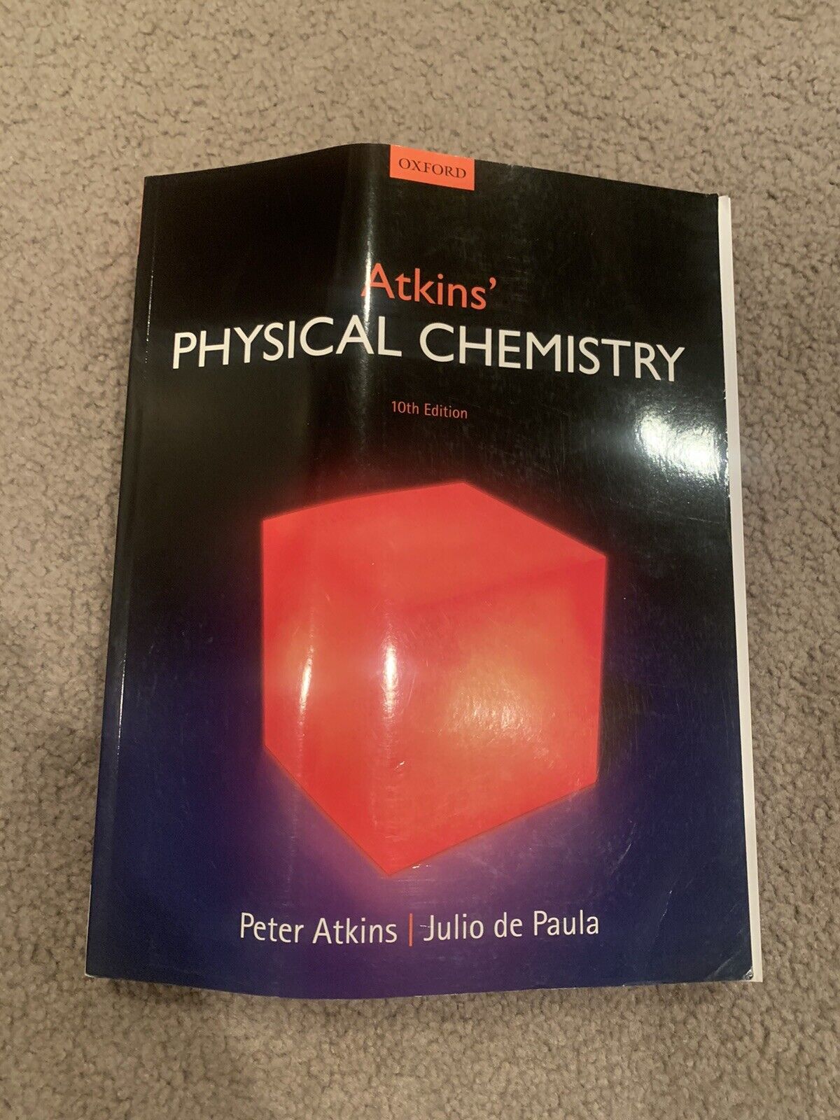 Atkins Physical Chemistry 10Th Edition   by Peter Atkins (Author), Julio De Paula (Author) 