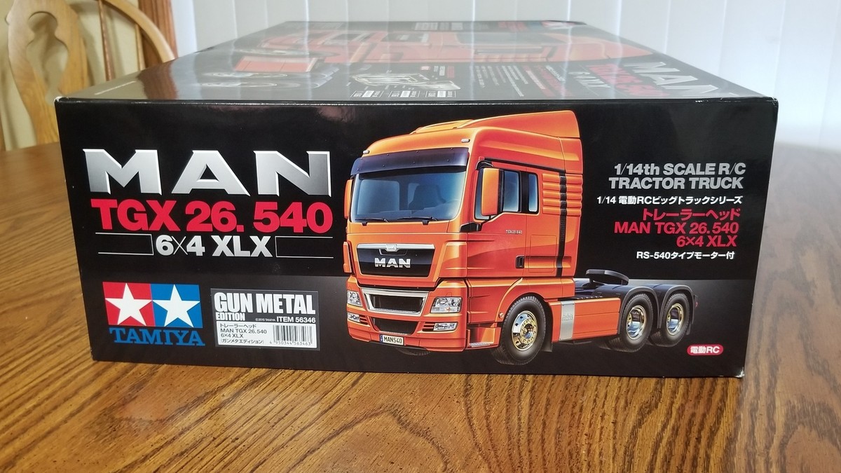 1/14電動RCビックトラックシリーズMAN TGX 26.540 6×4XLX タミヤ 1/14 電動RCビッグトラックシリーズ MAN TGX 26. 540 6×4