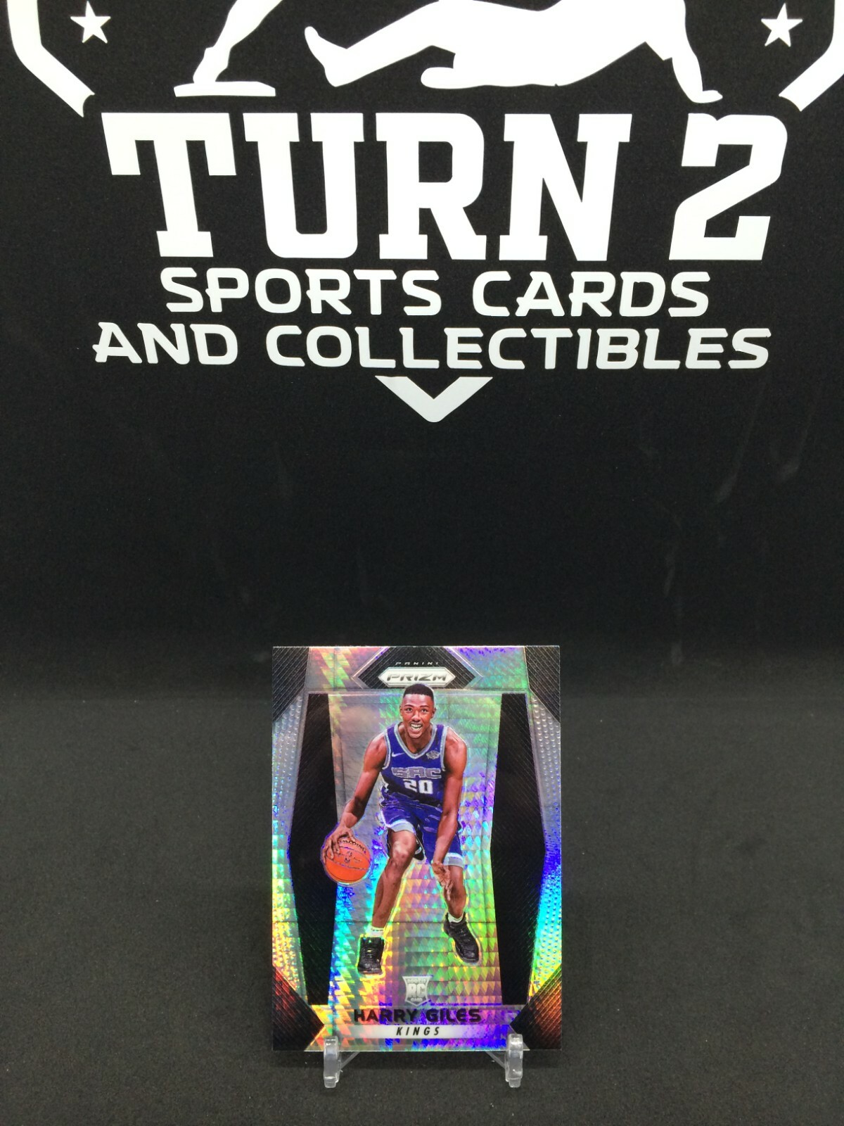 2017-18 Panini Prizm HARRY GILES Hyper Rookie RC #28 Kings