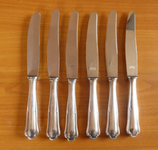 Otto KROPP: 6 Speisemesser- Mod. GUDRUN - Silber 800