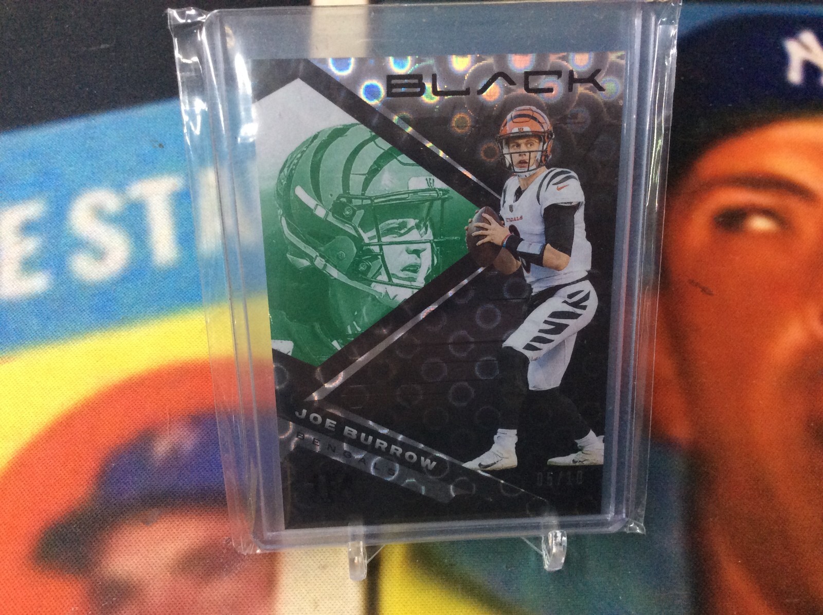 2022 Panini Black Joe Burrow Emerald 05/10 SSP Card Cincinnati Bengals