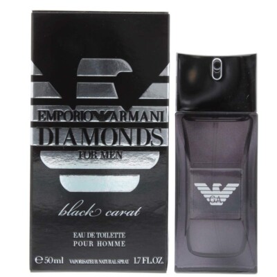 Emporio Armani Diamonds Black Carat  Eau De Toilette Spray 1.7 oz- for men