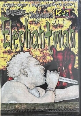 ELEPHANT MAN   Direct From Jamaica 2-DVD NEW UPC # 826258207752 REGGAE