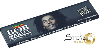 1 x BOB MARLEY  Pure Hemp EXTRA LONG Zigaretten Paper
