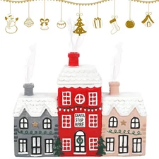 Christmas Snow House Incense Burner Incense Cone Burner, Christmas Cabin Incense