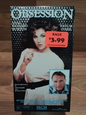 Obsession VHS starring Richard Burton Tatum O'neil RARE MCM Not DVD Sealed New