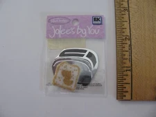 Jolee's by You TOASTER Toast 2 Pieces NON-ADHESIVE NOS