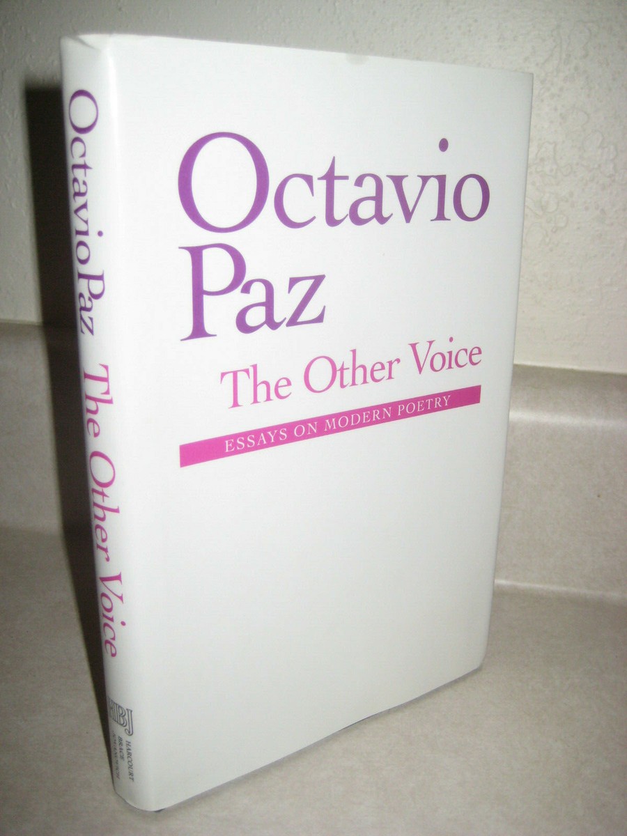 The Other Voice Octavio Paz Nobel Prize 1st Edition Essays