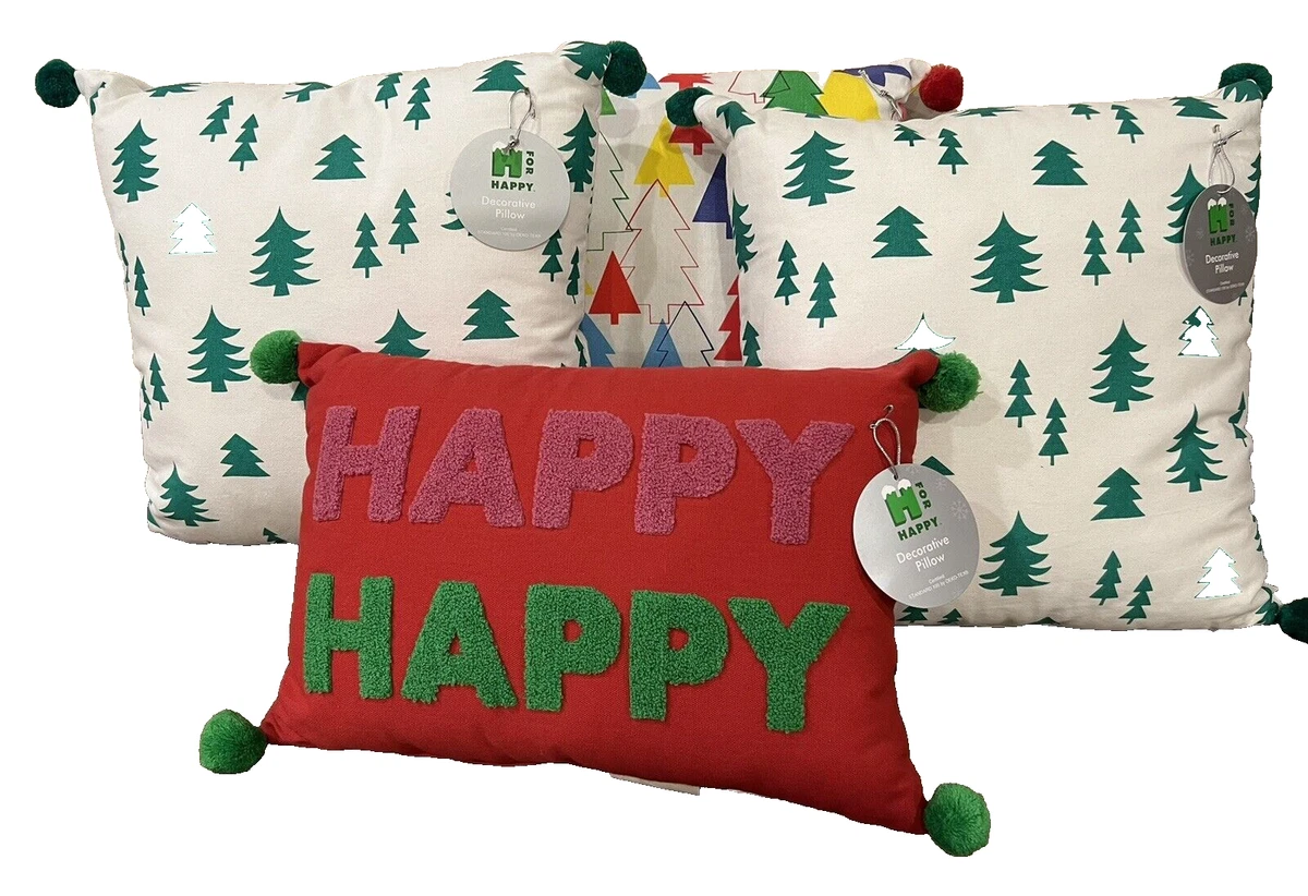 Christmas decorative pillows. Set Of 4. New With Tags. Bed Bath & Beyond.