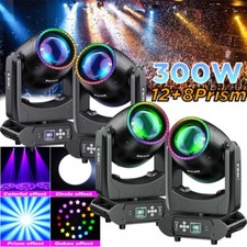 300W LED 18Prism Moving Head Light Beam Stage DMX Spot Disco Party DJ Lighting