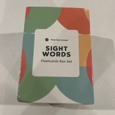 Think Tank Scholar: Sight Words Flashcards Box Set PreK-3rd Grade Most Sealed 