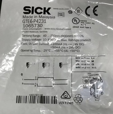 1PC NEW SICK GTE6-P4231 Photoelectric switch sensor Fast Shipping