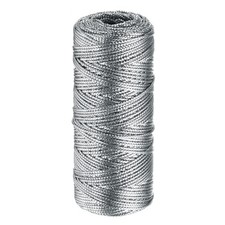 328 Feet/109 Yards Metallic Cord Silver Tone Twine 1.5mm Thread String