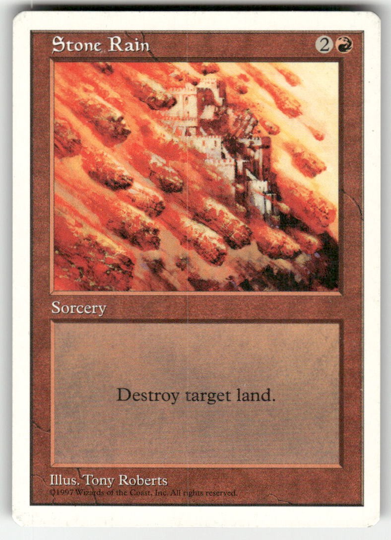 Stone Rain C Fifth Edition NM Magic: The Gathering