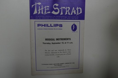 THE STRAD September 1974 Vol 85 a viola by Franz Kinberg Chicago 1968
